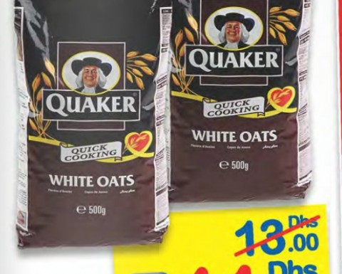 Quaker oats 500g