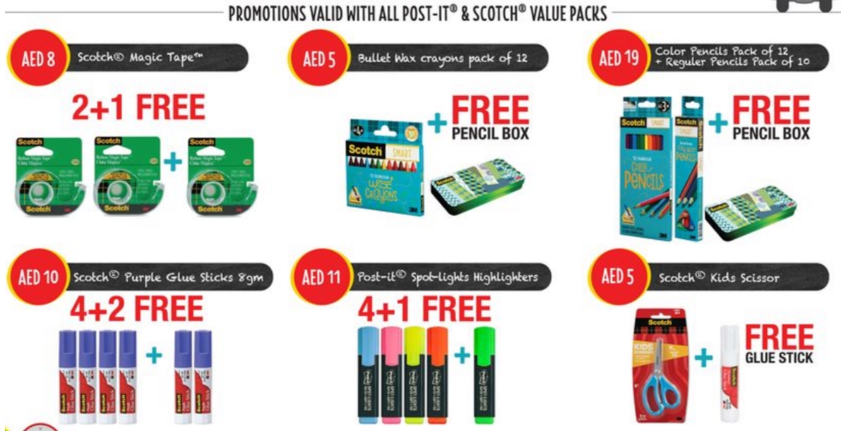 Scotch Assorted School Supplies
