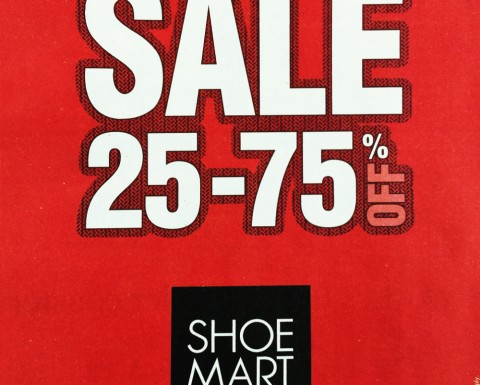 Shoe Mart Part Sale