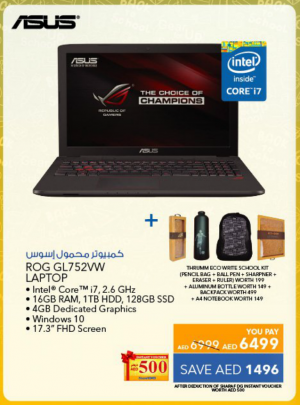 Asus ROG GL752VW Laptop