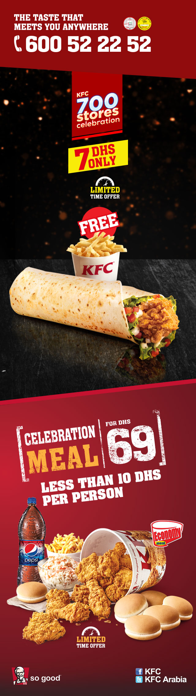 KFC 700 stores celebration