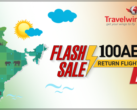100 AED Off on Any Airlines to India at Travelwings