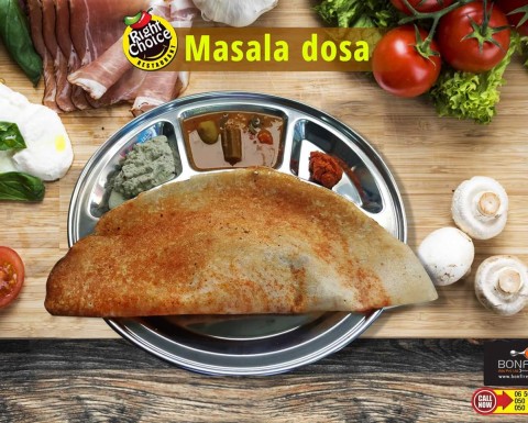 Breakfast & Snacks at Right Choice Restaurant Sharjah Dosa