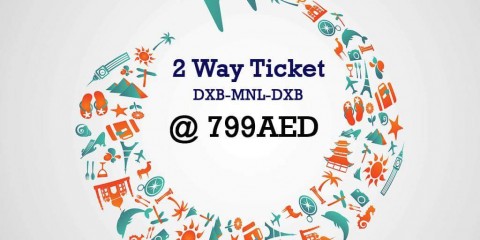 Dubai Manila Return Flight Tickets Starting at 799 AED