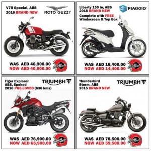 Duseja Moto's Fabulous Four Motorcycles Special Offer