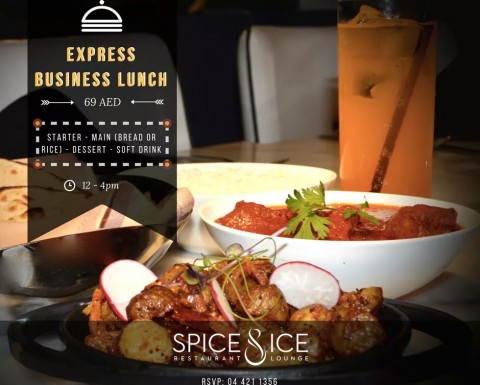 Express Business Lunch at Spice & Ice JLT