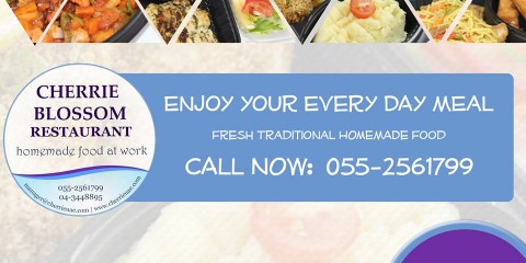 Fresh Traditional Homemade Food delivered to your office cherrie blossom