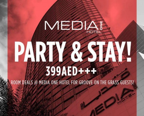 Media One Hotel is offering an amazing room rate for all Groovers