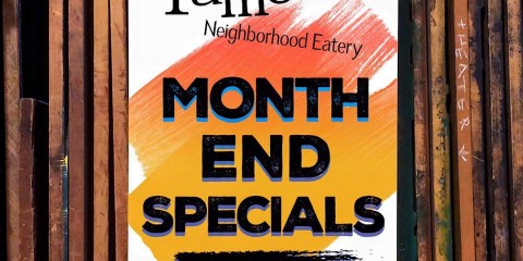 Month End Specials at Fume Pier 7