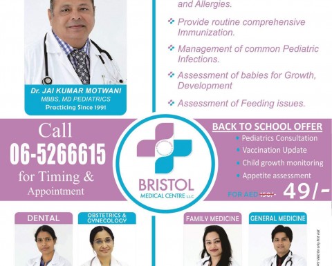 Pediatrics BACK TO SCHOOL offer @ 49 AED Only