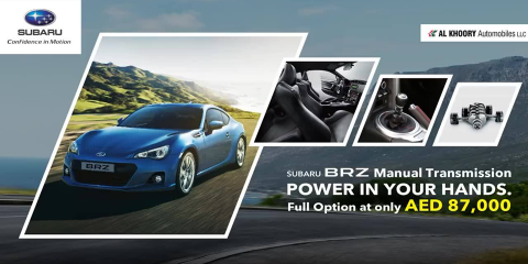 Subaru BRZ Manual Transmission Discount Sales UAE