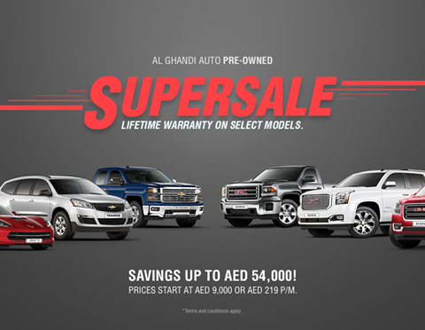 Supersale Savings on GMC and Chevrolet