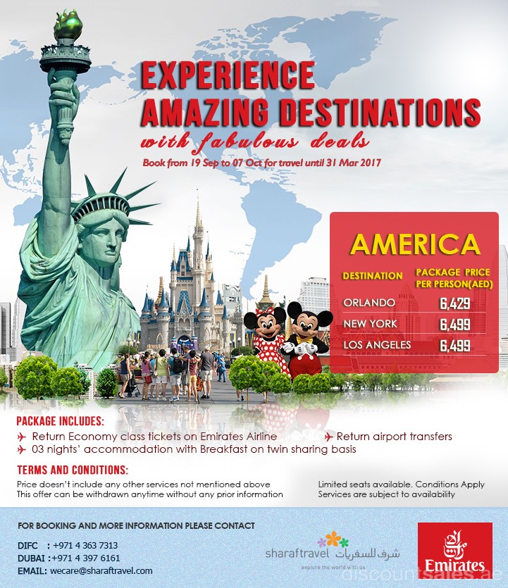 AMERICA Tour Package Deals