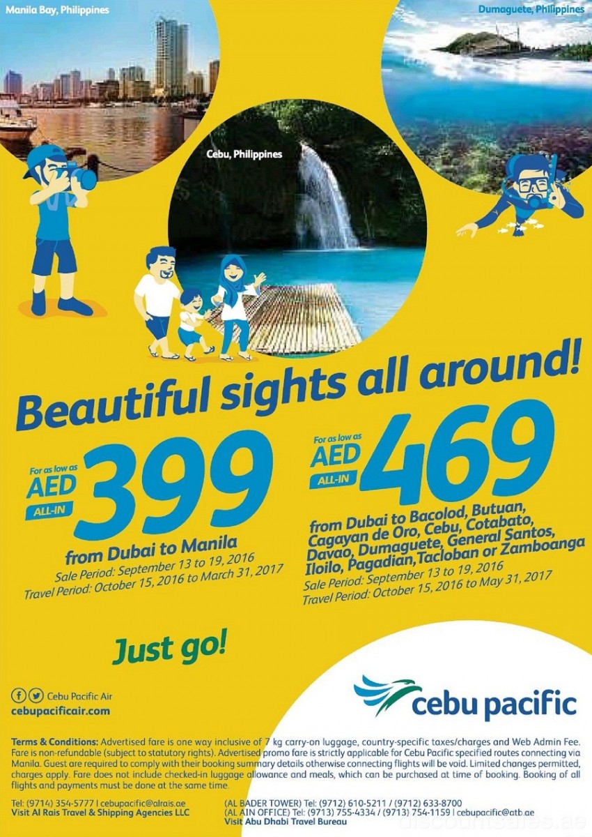 Cebu Pacific Air Unbelievable Fare Offers