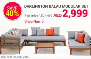 Darlington Balau Modular Set