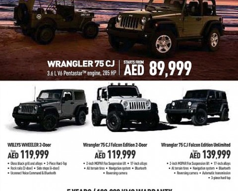 JEEP WRANGLER Exclusive Offers