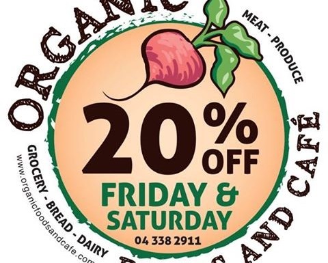 Organic Foods & Cafe Weekend Offers