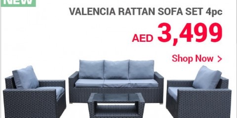 New Valencia Rattan Sofa Set