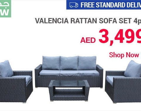 New Valencia Rattan Sofa Set