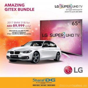 Amazing Gitex Bundle BMW 65 LG Super UHD Smart TV