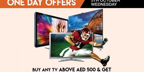 Buy any TV above 500 AED and Get 20% Discount Voucher at Geant Hypermarkets