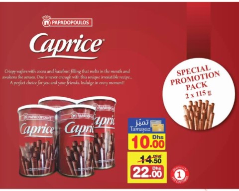 Caprice Wafers Special Promo