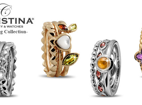 Sterling silver & gold plated ring sets