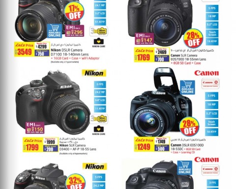 SLR Cameras Big Discount Offers