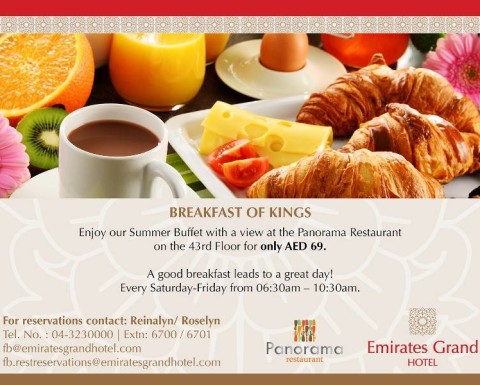 Special Summer Breakfast Promotion