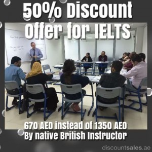 IELTS course today for only AED 670 instead of 1350 AED