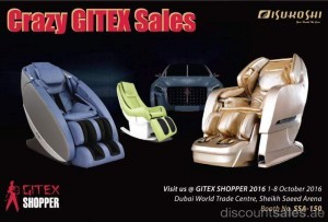 Isukoshi 3D Massage Chairs Crazy GITEX Sales