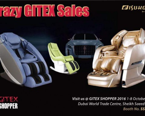 Isukoshi 3D Massage Chairs Crazy GITEX Sales