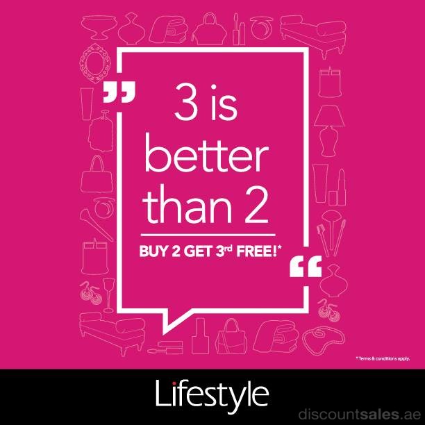 LifeStyle Buy 2 Get 1 FREE Promo