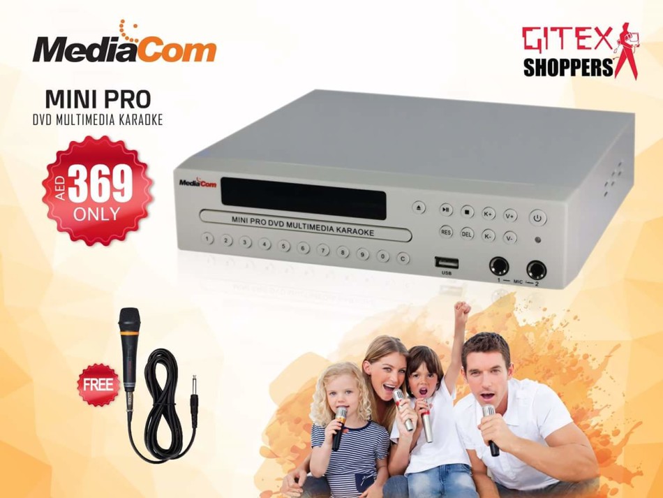 New Portable DVD Karaoke Mci Mini Pro For only AED369