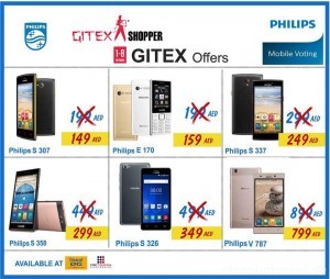 Phillips mobile phones at the best price during Gitex