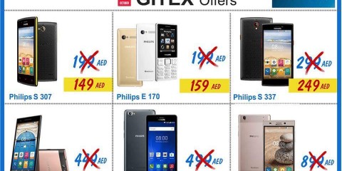 Phillips mobile phones at the best price during Gitex