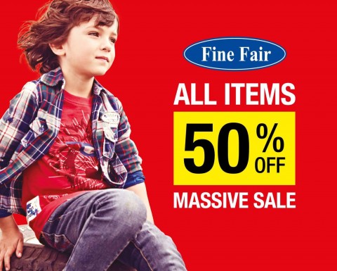 The Massive 50% Sale at Fine Fair Store