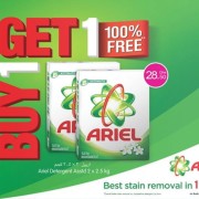 Buy 1 Get 1 FREE Ariel Detergent