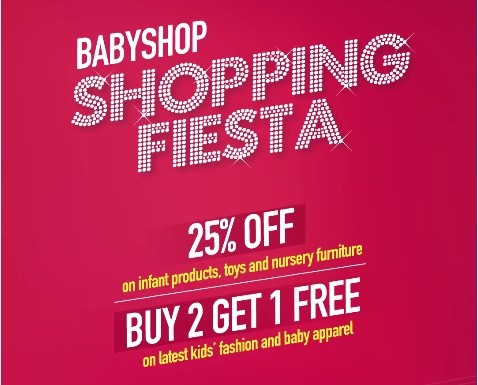 Babyshop Buy 2 Get 1 FREE Offer