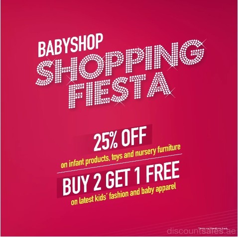 Babyshop Buy 2 Get 1 FREE Offer