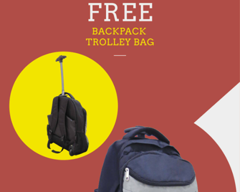 Bossini FREE* Backpack Trolley Bag