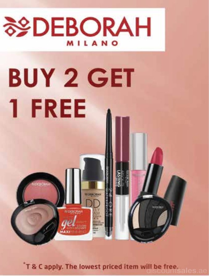 Deborah Milano BUY 2 get 1 FREE