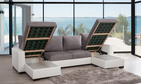 Five-Seater Double U Corner Sofa