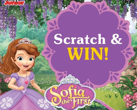Sofia The First Scratch & Win Promo
