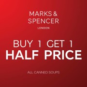 Marks & Spencer BUY 1 GET 1 Half Price Promo
