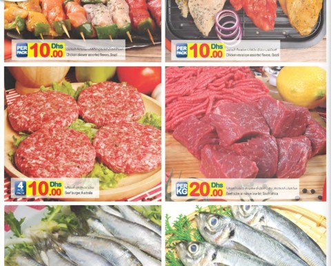 Fresh Meat & Seafoods starting AED 5