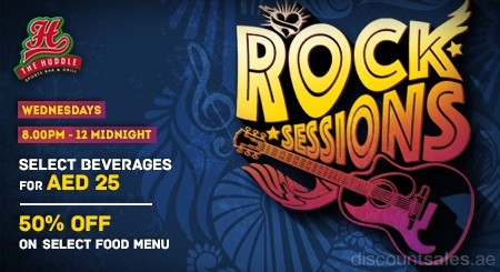 Huddle's Rock Sessions Offer