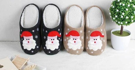 Santa Claus Christmas Slippers