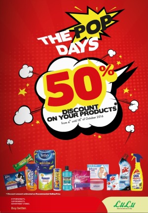 Lulu POP Days 50% Discount Promo