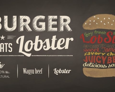 Burger meats Lobster